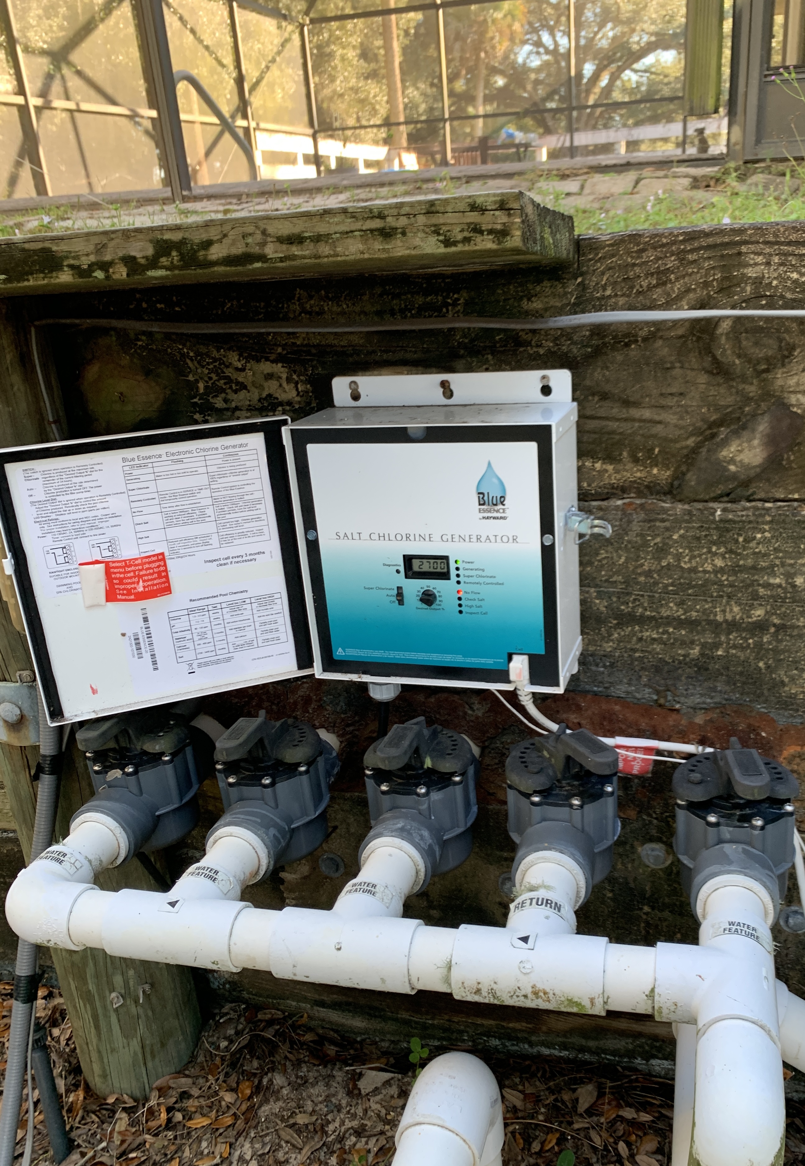 Monitoring homes with pools